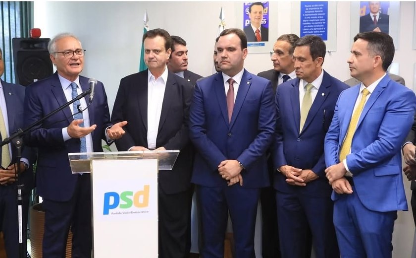 Filiação de Luciano Amaral ao PSD reúne cúpula política alagoana e nacional em Brasília