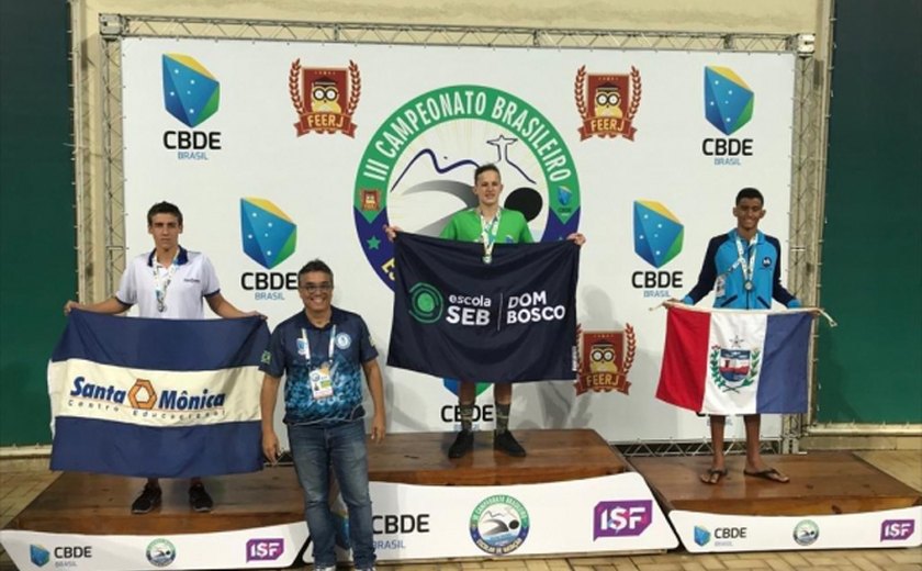 Estudante do Cepa conquista bronze histórico para natação alagoana