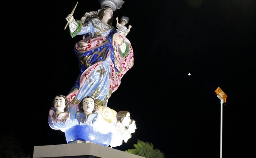 Nossa Senhora do Amparo: últimos detalhes para a inauguração da imagem são ajustados
