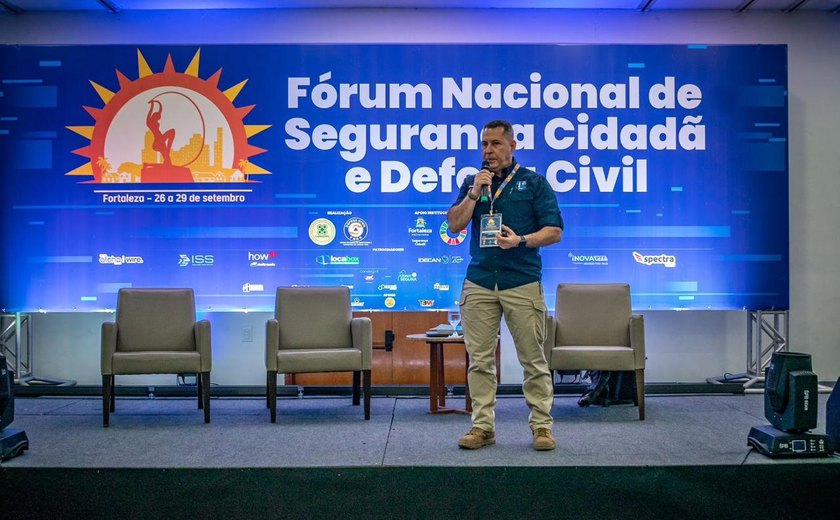 Secretário Municipal de Arapiraca é destaque com palestra no Fórum Nacional de Segurança Cidadã e Defesa Civil