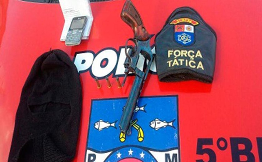 PM apreende duas armas de fogo em Maceió