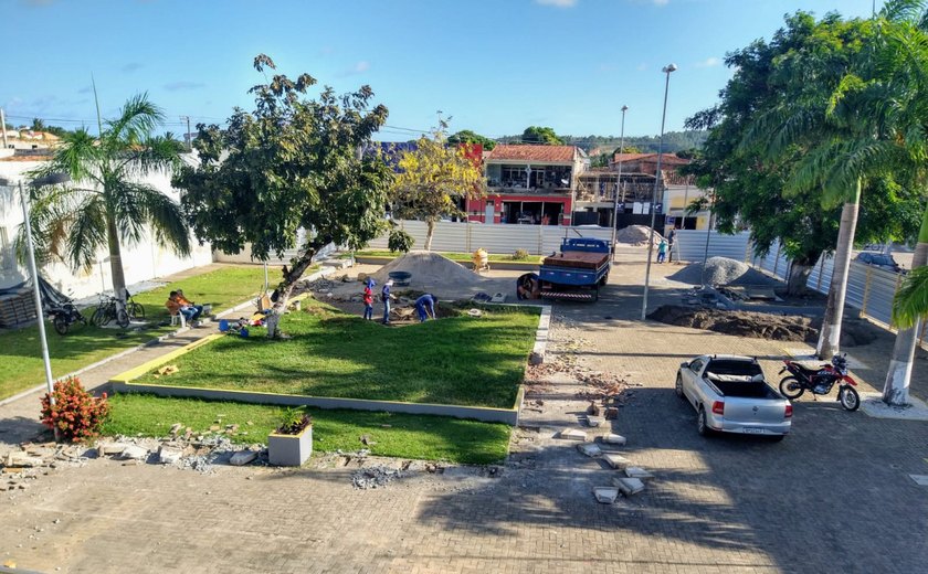 Prefeitura de Coruripe inicia obras de requalificação de espaços públicos do Centro