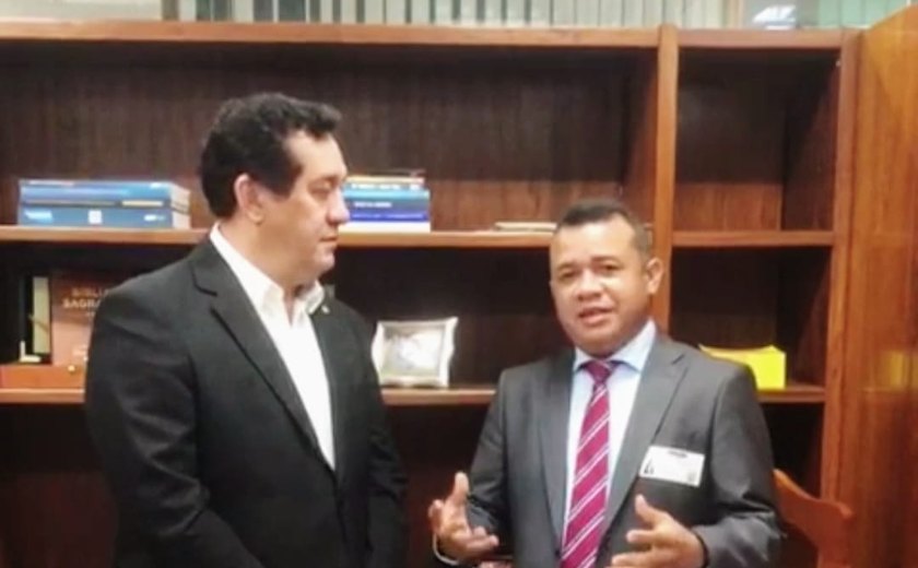 Severino Pessoa recebe vereador por Maceió e garante apoio ao desenvolvimento da capital