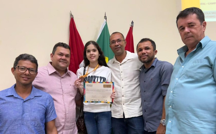 Estudantes da rede municipal de Branquinha são destaque na OBMEP