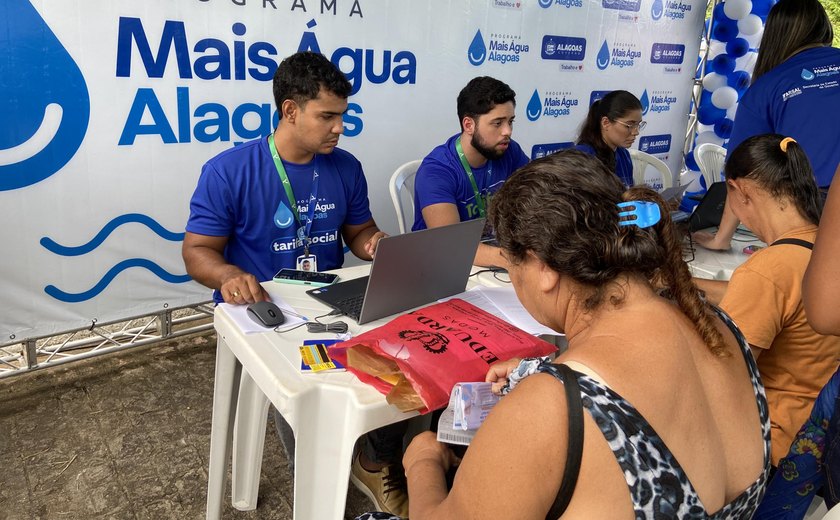 Capela e Senador Rui Palmeira realizam mutirões para cadastro na tarifa social de água nesta sexta (18)
