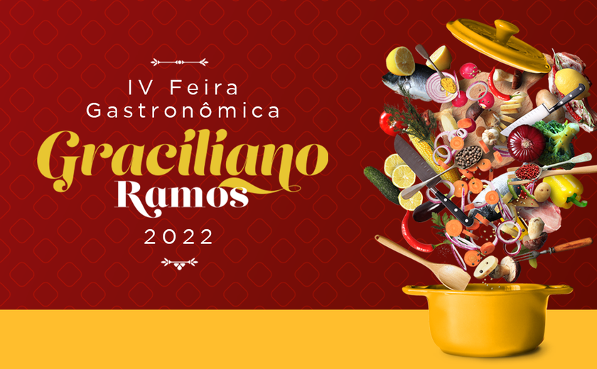 4ª edição da Feira Gastronômica do Graciliano Ramos tem início nesta quinta-feira (10)