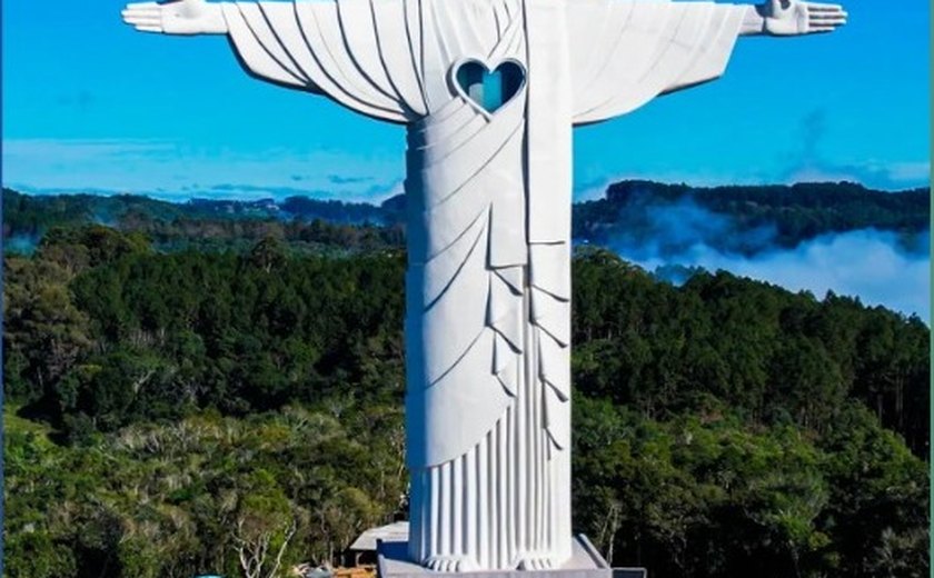Maior estátua de Cristo do Brasil será inaugurada em abril