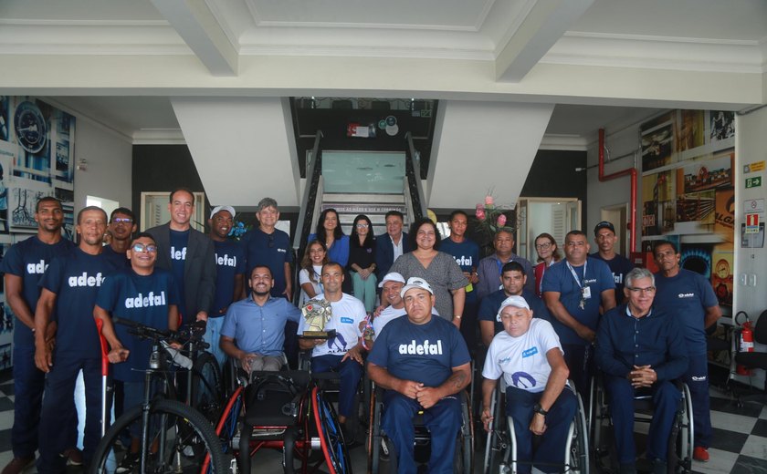 Algás entrega equipamentos de alta performance para paratletas alagoanos