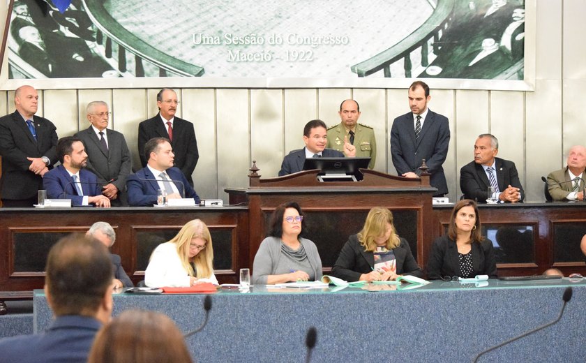 Deputado Tarcizo Freire apresenta indicações na abertura dos trabalhos da 19ª Legislatura