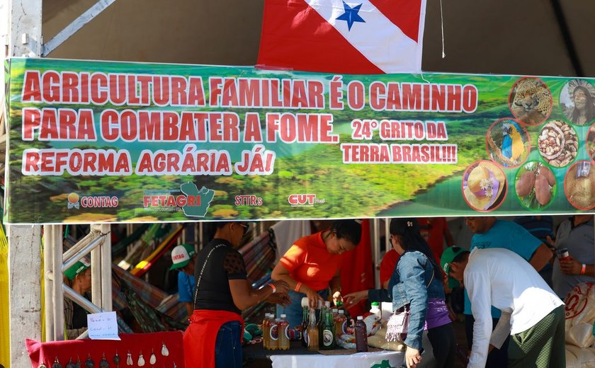 Grito da Terra Brasil defende alimentação saudável e meio ambiente