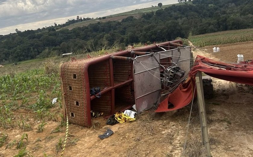 Piloto do balão de turismo que caiu em Boituva (SP) é preso