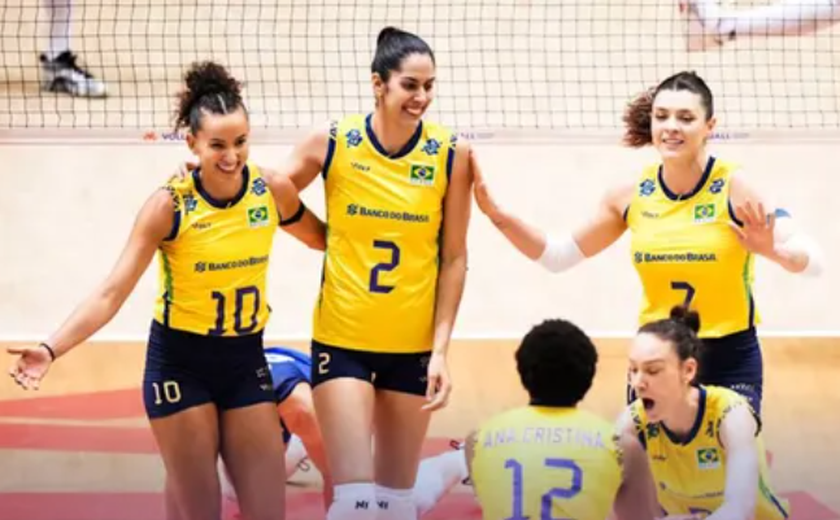 Seleção feminina de vôlei derruba Polônia e conquista 5ª vitória seguida na Liga das Nações