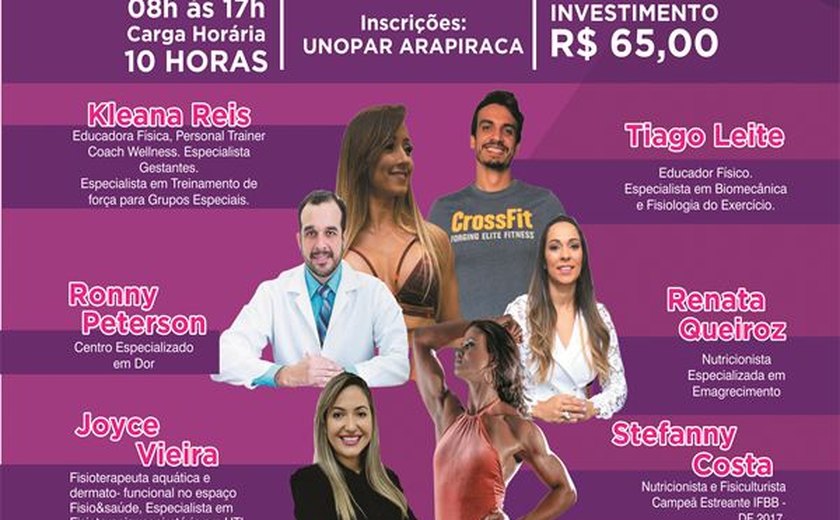 Simpósio Interdisciplinar em Saúde Esportiva acontece pela primeira vez em Arapiraca