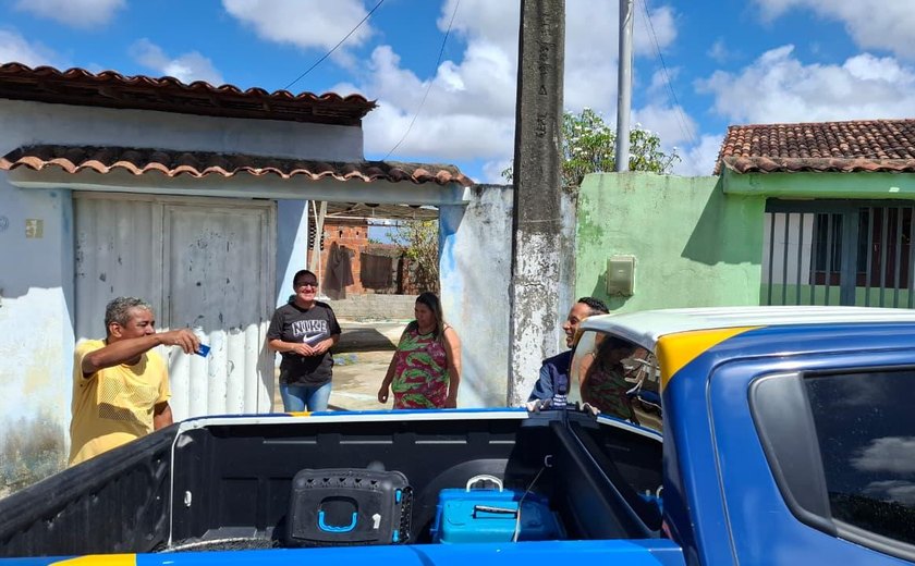 Ação de controle da UVZ de Maceió recolhe animais com sinais de esporotricose no Biu