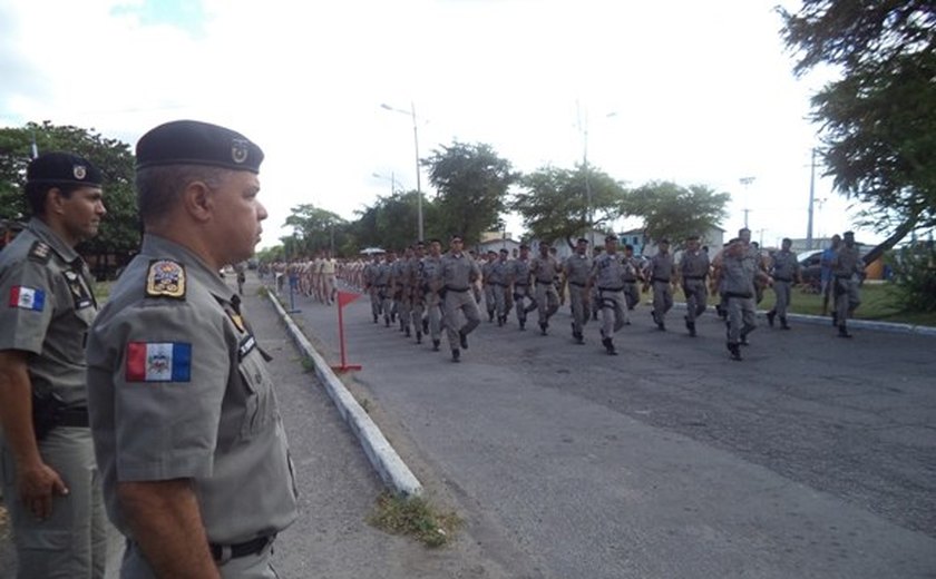 Polícia Militar prepara corporação para o desfile de 7 de Setembro