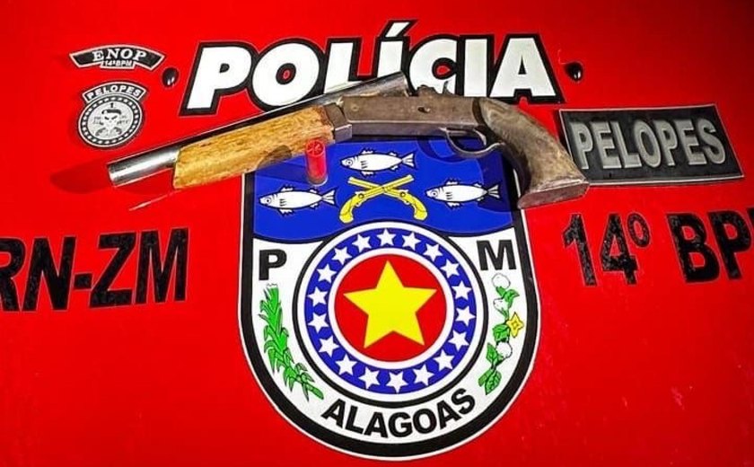 PM prende suspeito de tentativa de homicídio em Joaquim Gomes