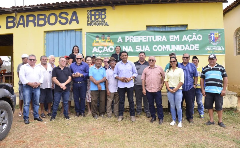 Prefeitura de Palmeira e Casal iniciam obra da rede adutora do Alto Vermelho Velho