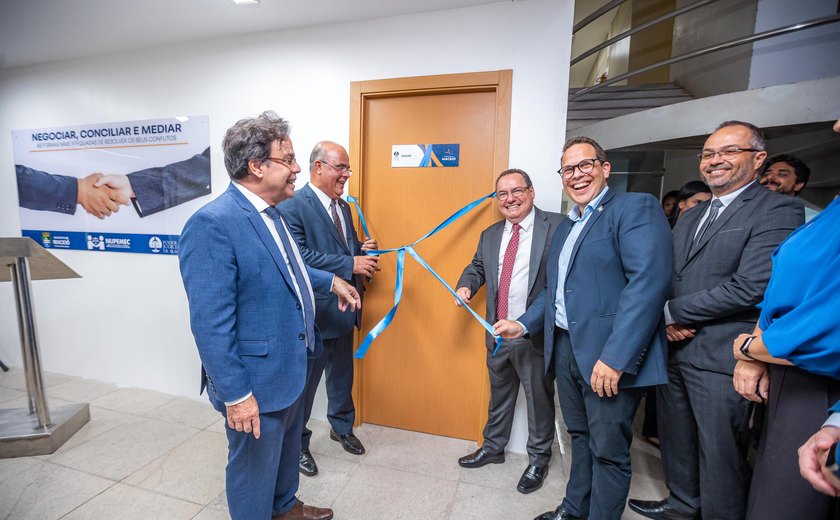 Prefeitura de Maceió inaugura Centro de Solução de Conflitos para estimular conciliações e reduzir judicialização