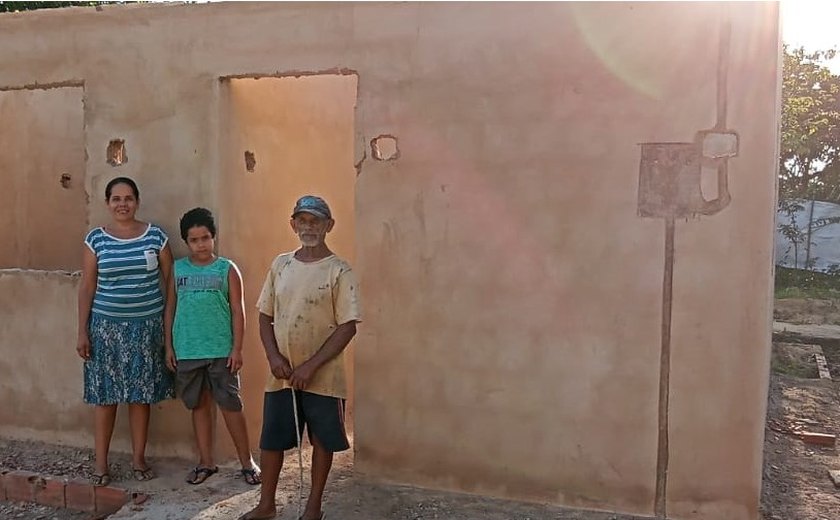 Incra de Alagoas constrói casas e famílias assentadas constroem novas vidas