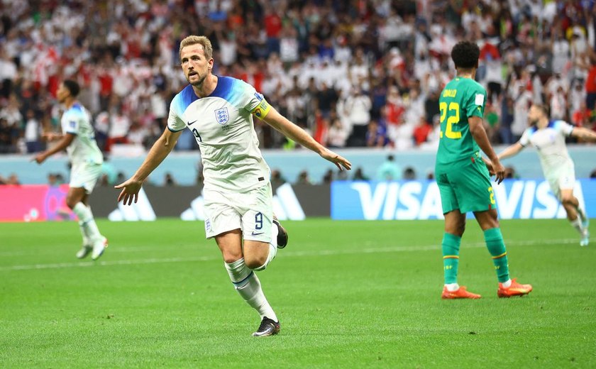 Sem apuros, Inglaterra despacha Senegal e pega França nas quartas