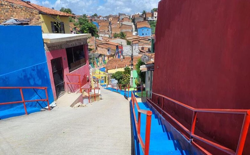 Com obras em 75 grotas, governo de Alagoas entra 50ª comunidade beneficiada pelo Vida Nova nas Grotas