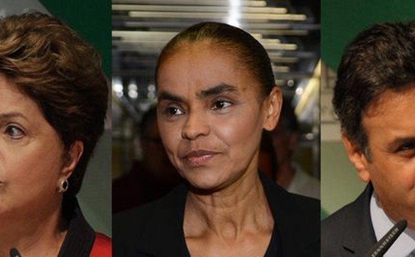 Dilma tem 36% das intenções de voto; Marina, 30% e Aécio, 19% em pesquisa Ibope