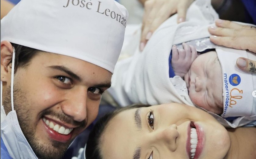 Virginia Fonseca fechou um andar da maternidade, que ganhou até papel de parede personalizado para nascimento de José Leonardo