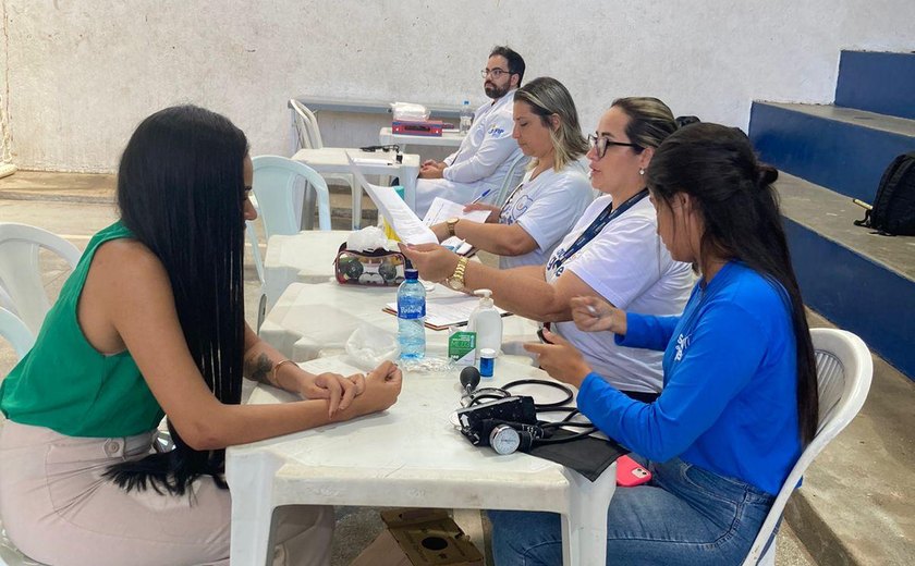Saúde de Maceió leva serviços para população atingida pelas chuvas