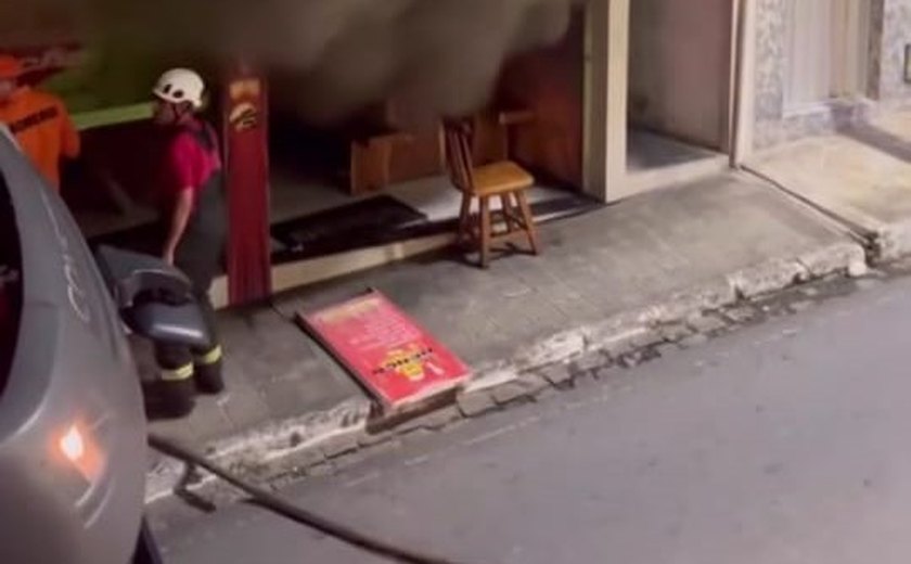 Lanchonete tem perda total após incêndio em União dos Palmares