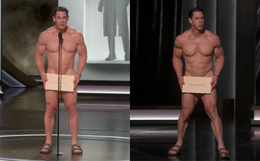 Oscar 2024: vestido rasgado, homem nu no palco e mais; veja 7 momentos virais da cerimônia