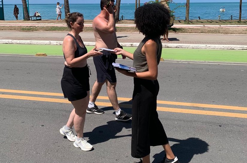 Saúde participa de ação alusiva ao movimento Abril Verde