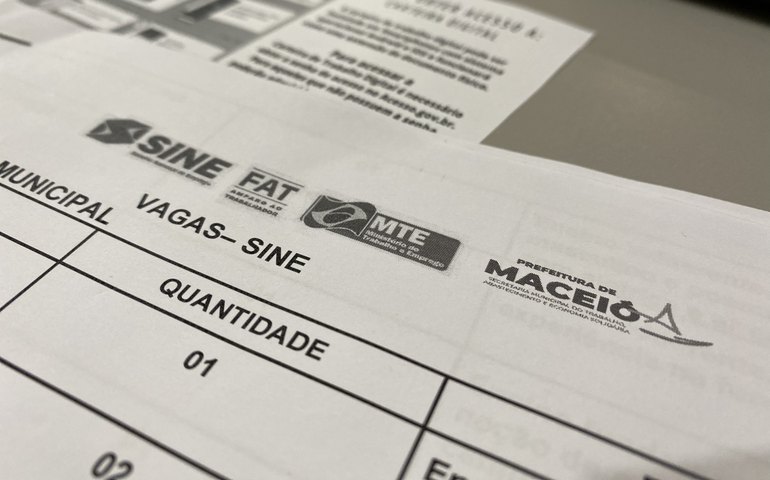 Sine Maceió oferta 440 oportunidades de emprego nesta semana