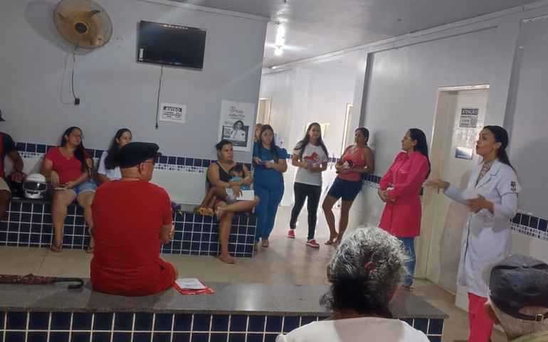 Secretaria de Saúde de Penedo orienta usuários do PSF sobre prevenção à hipertensão