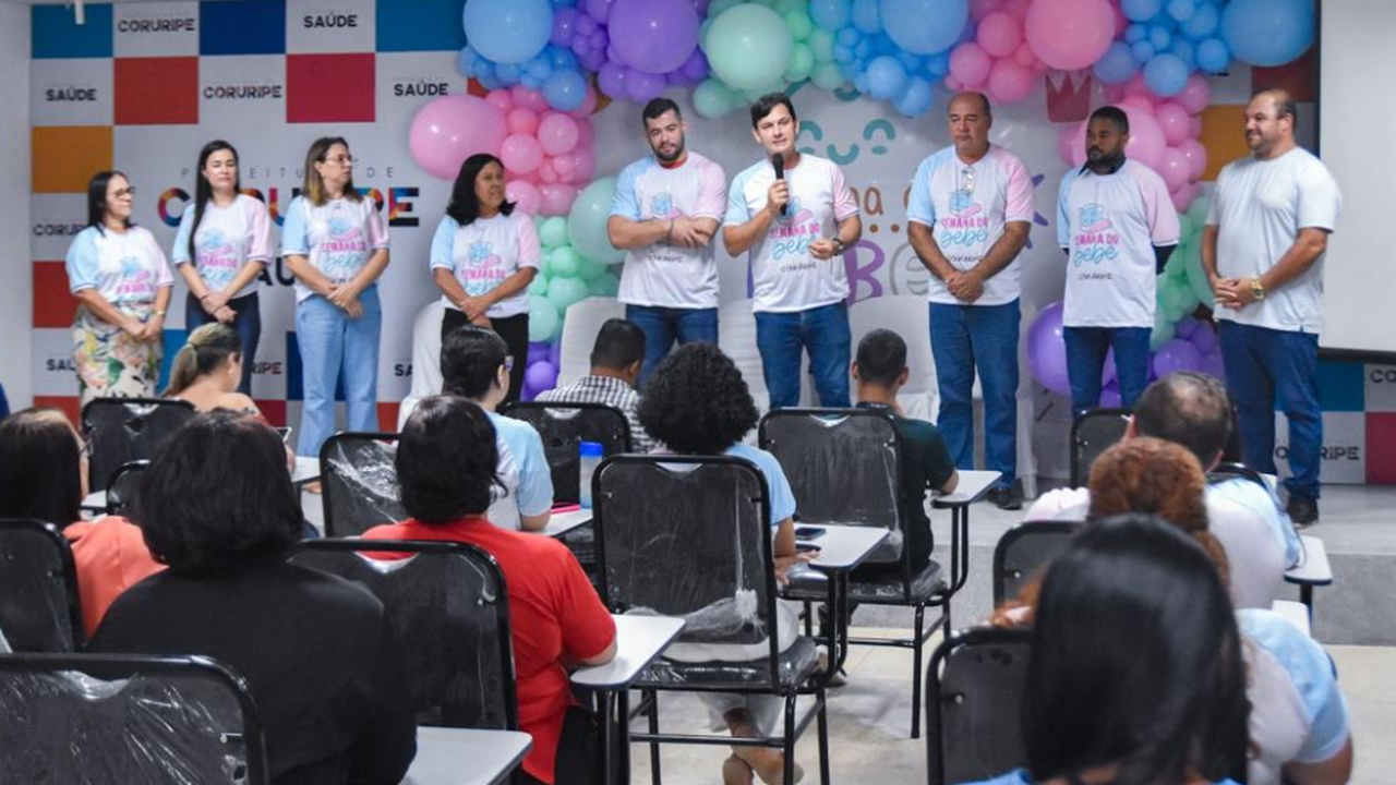 Coruripe realiza a 5ª Semana do Bebê com foco no cuidado e desenvolvimento da Primeira Infância
