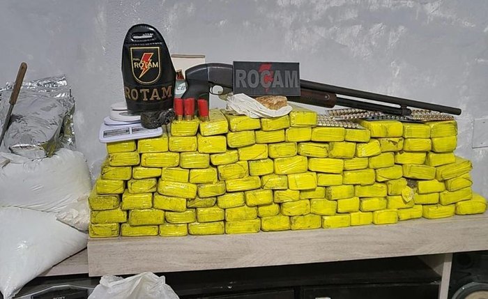 Droga apreendida Droga apreendida