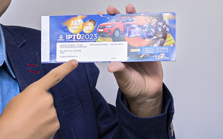 IPTU Premiado: prazo para concorrer a carro 0 Km e outros prêmios se encerra na sexta-feira (31)