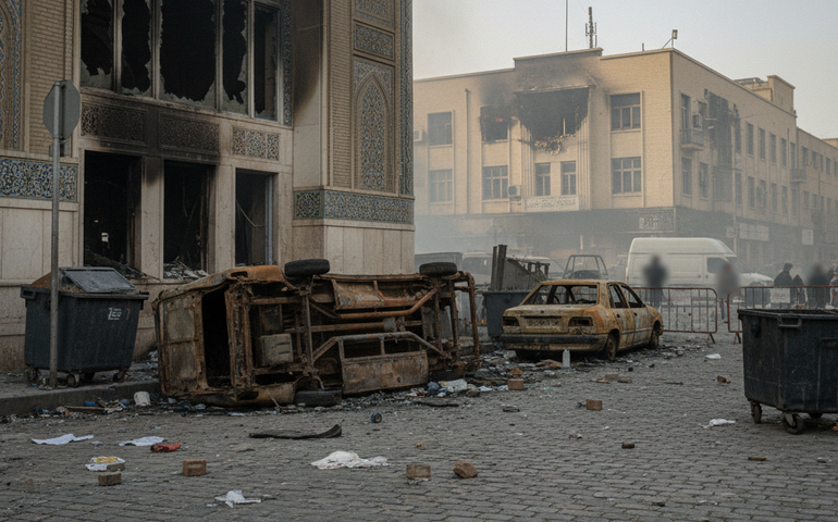 Imagens fortes mostram violência durante protestos no Irã em janeiro