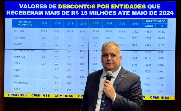 O relator da CPMI do INSS, deputado federal Alfredo Gaspar