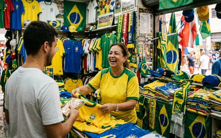 Copa do Mundo impulsiona vendas e anima lojistas do Rio de Janeiro