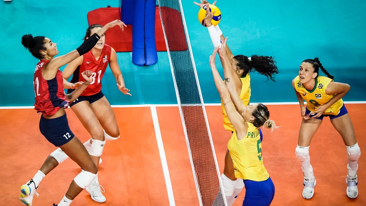 Brasil é superado pelos Estados Unidos no vôlei feminino