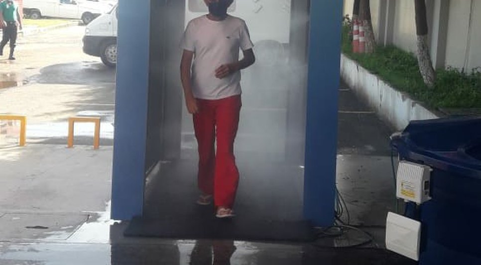tunel desinfectante