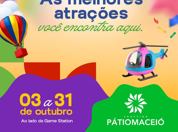 Dia das Crianças no Shopping Pátio terá programação diversificada