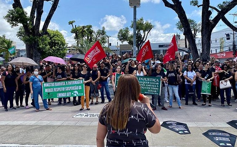 Enfermagem realizará manifestações na porta secretaria de saúde de Maceió