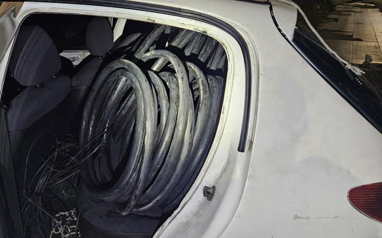 Polícia Civil prende trio acusado de furto de fios na Ponta Verde, em Maceió