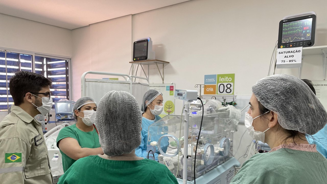 Sesau assegura transferência de bebê cardiopata para realização de procedimento em SP