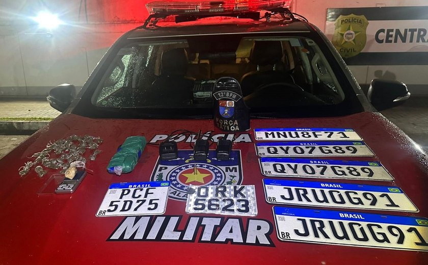 Polícia apreende drogas e prende quatro pessoas em ações nas últimas 24h em Maceió e Rio Largo