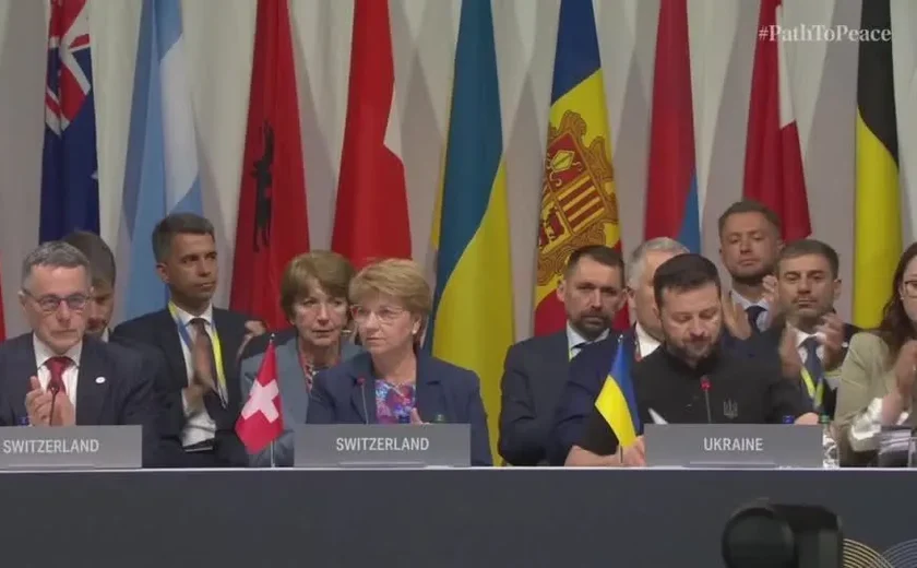 Em cúpula na Suíça, países reiteram apoio à Ucrânia, mas divergências surgem até no comunicado final
