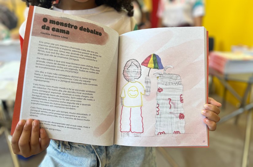 Alunas da rede municipal de Maceió se inspiram no folclore regional e criam histórias publicadas na Bienal do Livro