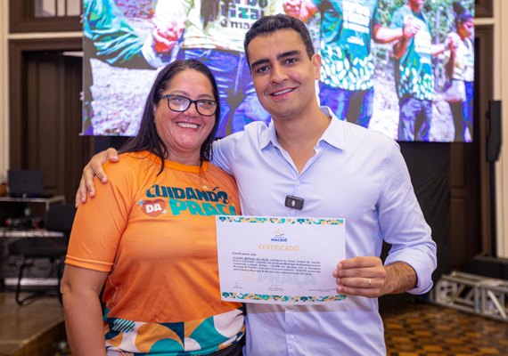 Prefeitura de Maceió capacita 100 zeladores para transformar espaços públicos