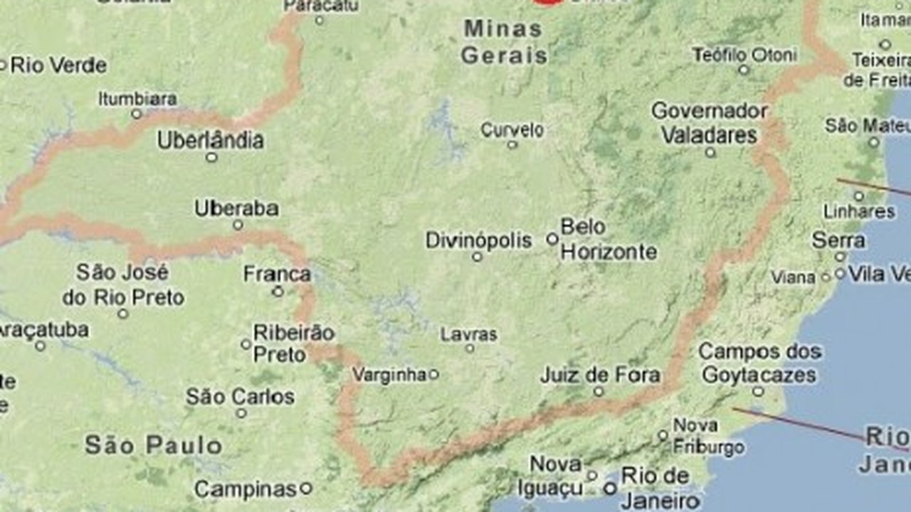 Tremor de terra atinge Montes Claros, em Minas Gerais